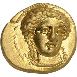 Lucanie, Métaponte. Tétrobole ou tiers de statère ND (c.302 av. J.-C.), Métaponte.