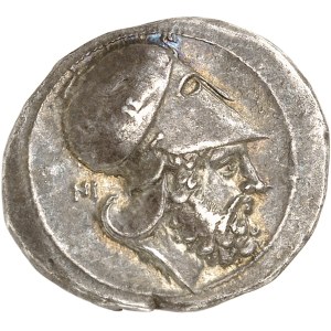 Lucanie, Métaponte. Didrachme au nom de NI- et APE- ND (c.340-330 av. J.-C.), Métaponte.