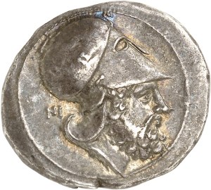 Lucania, Metapontum. Didrachme in the name of NI- and APE- ND (c.340-330 BC), Metapontum.