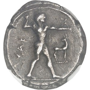 Bruttium, Caulonia. Statère ou nomos ND (475-425 av. J.-C.), Caulonia.