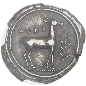 Bruttium, Caulonia. Statère ou nomos ND (475-425 av. J.-C.), Caulonia.