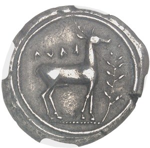 Bruttium, Caulonia. Statere or nomos ND (475-425 BC), Caulonia.