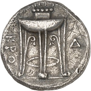 Bruttium, Crotone. Statère ou nomos ND (350-330 av. J.-C.), Crotone.