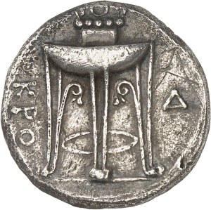 Bruttium, Crotone. Statere or nomos ND (350-330 BC), Crotone.