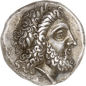 Bruttium, Locres. Nomos ou statère ND (320-280 av. J.-C.), Locres.