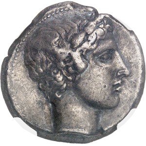 Sicile, Leontini. Tétradrachme ND (440-420 av. J.-C.), Leontini.