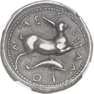 Sicile, Messine. Tétradrachme ND (425-421 av. J.-C.), Messine (Messana).