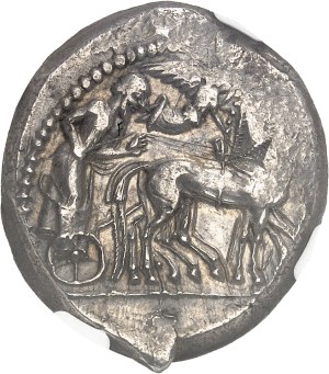 Sicily, Syracuse, Hieron I (477-466 B.C.). Tetradrachma ND (475-470 BC), Syracuse.