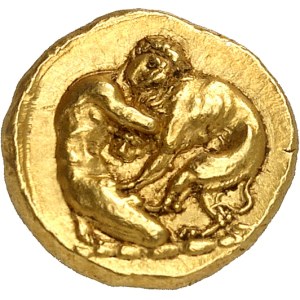 Sicile, Syracuse, Denys l’Ancien (406-367 av. J.-C.). 100 litrai (Double décadrachme d’Or) ND (400-370 av. J.-C.), Syracuse.