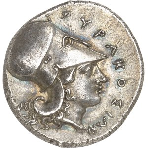 Sicile, Syracuse, Timoléon, troisième démocratie (344-317 av. J.-C.). Statère corinthien ND (344-338 av. J.-C.), Syracuse.