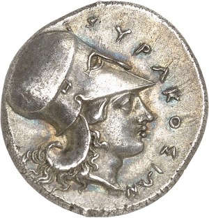 Sicily, Syracuse, Timoleon, third democracy (344-317 BC). Corinthian statère ND (344-338 BC), Syracuse.