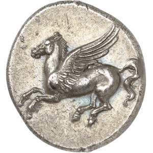 Sicile, Syracuse, Timoléon, troisième démocratie (344-317 av. J.-C.). Statère corinthien ND (344-338 av. J.-C.), Syracuse.