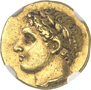Sicily, Syracuse, Agathocles (317-289 B.C.). 50 litrai or Golden decadrachm ND (317-310 B.C.), Syracuse.