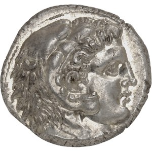 Sicile, émissions siculo-puniques. Tétradrachme ND (c.320-290 av. J.-C.), Entella ?