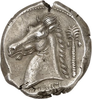 Sicily, Siculo-Punic issues. Tetradrachma ND (c.320-290 BC), Entella ?