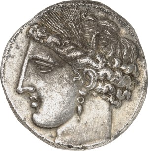 Sicily, Siculo-Punic issues. Decadrachm (5 shekels), period of the First Punic War ND (264-260 BC), Panormos ?