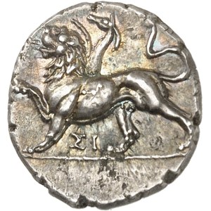 Sicyonie, Sicyone. Triobole ou hémidrachme ND (320-280 av. J.-C.), Sicyone.