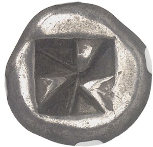 Boeotia, Thebes. Anepigraphic drachma ND (525-480 BC), Thebes ?