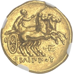 Macedonia (kingdom of), Philip II (359-336 BC). Gold statere in the name of Philip II ND (323-315 BC), Amphipolis or Pella.