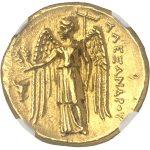 Macédoine (royaume de), Alexandre III le Grand (336-323 av. J.-C.). Statère d’or ND (334-323 av. J.-C.), Sardes.