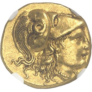 Macédoine (royaume de), Alexandre III le Grand (336-323 av. J.-C.). Statère d’or ND (328-323 av. J.-C.), Lampsaque.