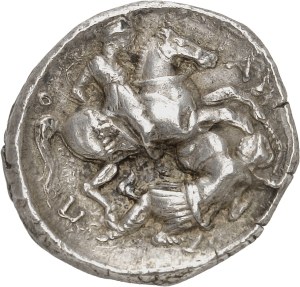Peonia (kingdom of), Patraos (335-315 BC). Tetradrachma ND, Damastion.