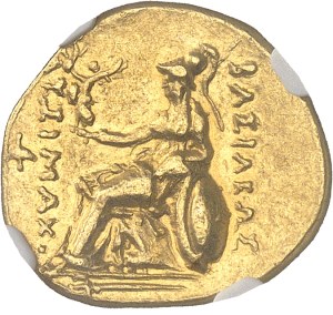 Thrace (kingdom of), Lysimachus (323-281 BC). Posthumous gold statere ND (250-200 BC), Byzantion.