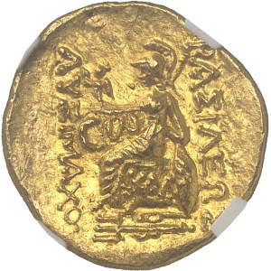 Pont (royaume du), Mithridate VI Eupator (120-63). Statère d’or au nom de Lysimaque ND (88-86 av. J.-C.), Callatis.