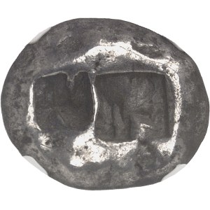 Lydie, Crésus (561-546 av. J.-C.). Statère d’argent (double sicle ou créséide) ND (560-545 av. J.-C.), Sardes.