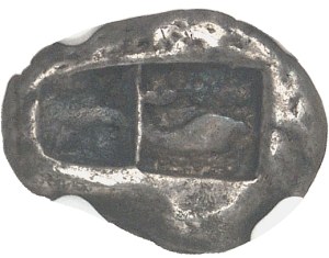 Lydia, Croesus (561-546 B.C.). Third of a ND silver statere (560-545 B.C.), Sardis.