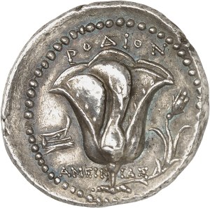 Caria, Rhodes. Tetradrachm in the name of magistrate Ameinias ND (230-205 BC), Rhodes.