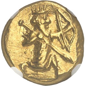 Perse, empire achéménide, Darius Ier ou Xerxès Ier (521-486-465). Darique ND (Ve s. av. J.-C.), Sardes.