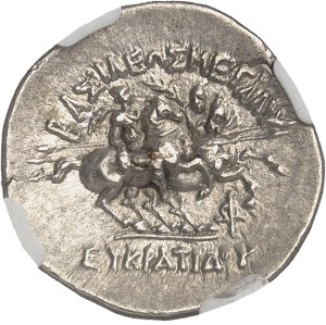 Kingdom of Bactria, Eucratide I (171-135 BC). Drachma ND.