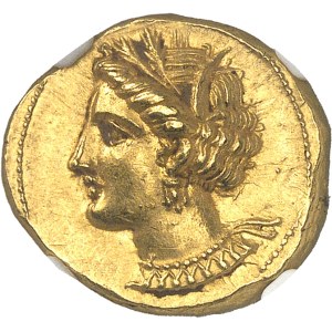 Zeugitane, Carthage. Statère d’or ND (c.350-320 av. J.-C.), Carthage.