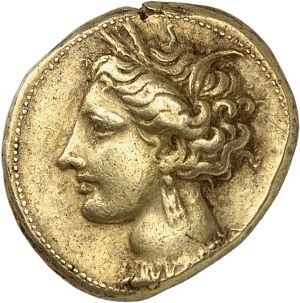 Zeugitane, Carthage. Electrum ND statère (310-290 BC), Carthage.