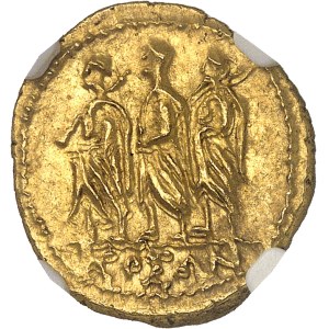 Dacie, Burébista (82-42 av. J.-C.). Statère d’Or de type Koson, sans monogramme (groupe III) ND (c.55-44 av. J.-C.).