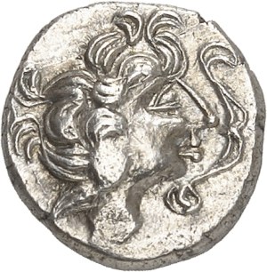 Venetes or Riedons. Quarter silver statère with ND boar (1st c. BC).