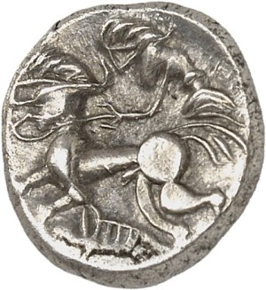 Venetes or Riedons. Quarter silver statère with ND boar (1st c. BC).