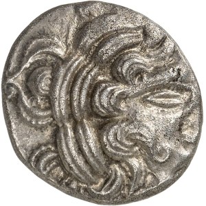 Riedones. Statère de billon à la rouelle, classe I, variété 2 ND (Ier siècle avant J.-C.).