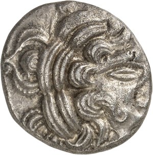 Riedones. Statère de billon à la rouelle, class I, variety 2 ND (1st century B.C.).