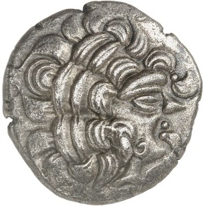 Riedones. Statère de billon à la rouelle, classe I, variété 3 ND (Ier siècle avant J.-C.).