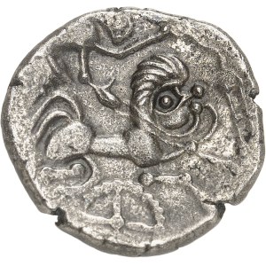 Riedones. Statère de billon à la rouelle, classe I, variété 3 ND (Ier siècle avant J.-C.).