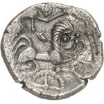 Riedones. Statère de billon à la rouelle, classe I, variété 3 ND (Ier siècle avant J.-C.).