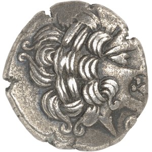 Riedones. Statère de billon à la rouelle, classe I, variété 3 ND (Ier siècle avant J.-C.).