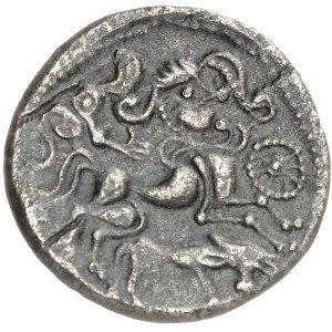 Riedones. Statère de billon, classe III du type de Mordelles ND (Ier siècle avant J.-C.).