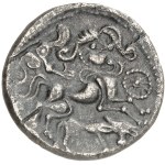 Riedones. Statère de billon, classe III du type de Mordelles ND (Ier siècle avant J.-C.).