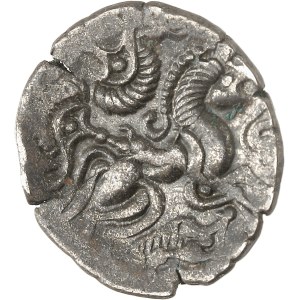 Armorique / Coriosolites. Statère au sanglier, Classe I au nez droit, variété 3 ND (fin de la première moitié du Ier siècle avant J.-C. et Guerre des Gaules).