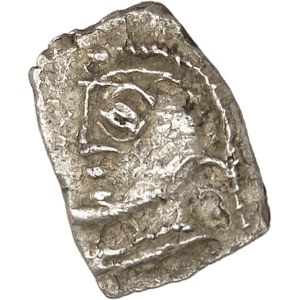 Rutènes. Drachme à la main ouverte et aux arcs ND (IIe-Ier s. av. J.-C.).