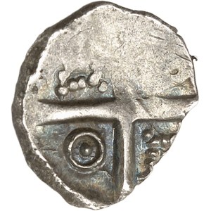 Pétrocores. Drachme, série de Belvès, classe à l’étoile ND (IIe-Ier s. av. J.-C.).