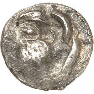 Pétrocores. Drachme, série de Belvès, frappe incuse ND (IIe-Ier s. av. J.-C.).